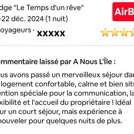 Lodge "Le Temps D'Un Reve" Saint-Francois  Exterior foto