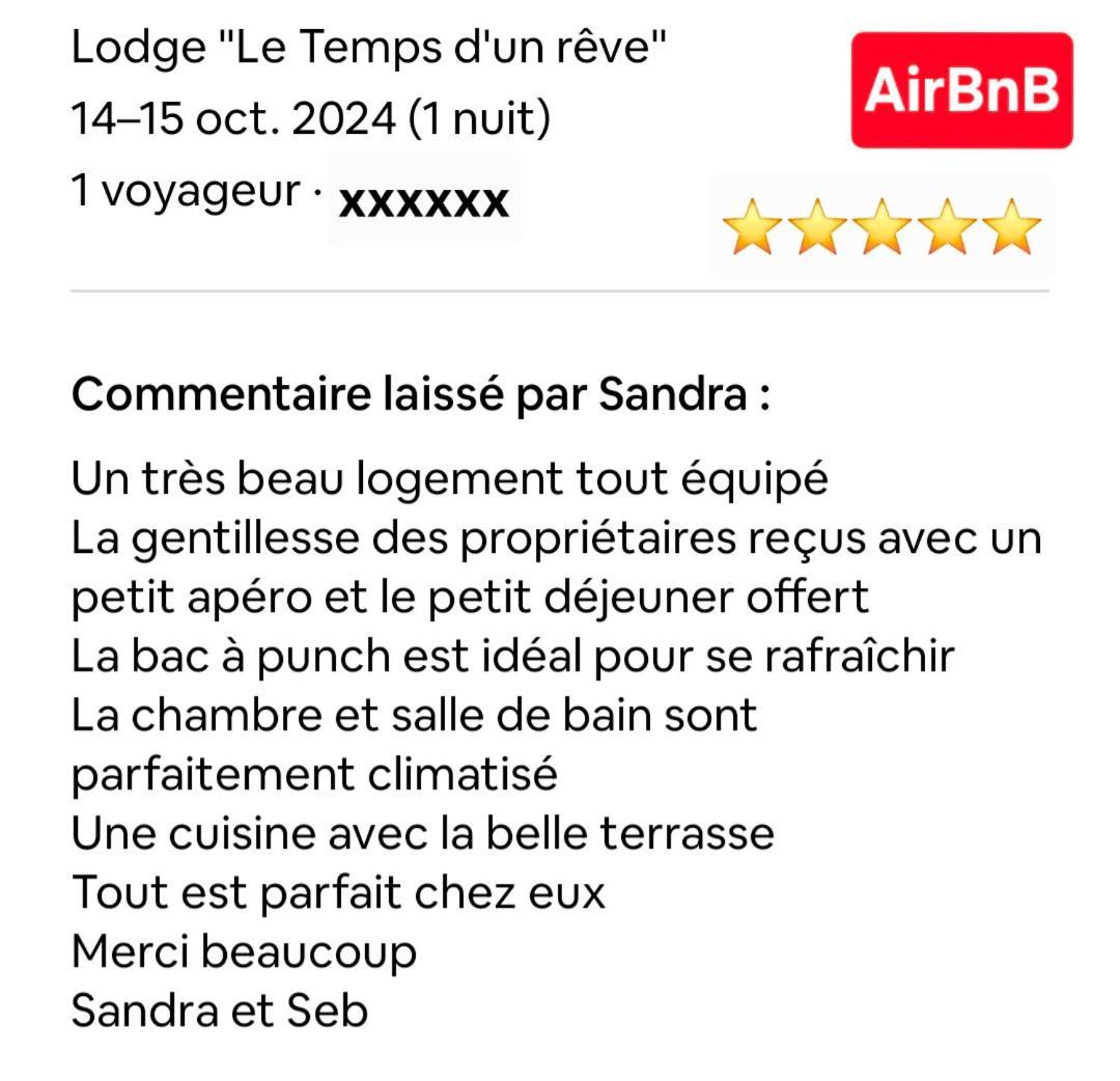 Lodge "Le Temps D'Un Reve" Saint-Francois  Exterior foto